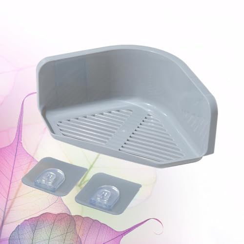 Panier de rangement triangulaire sans perçage pour maximiser l'espace douche