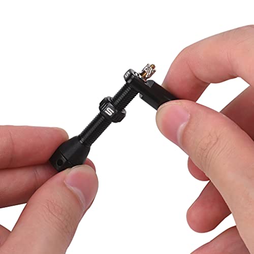 Liteone Tubeless Value Stems 44Mm Premium No Leak Tubeless Presta Valve Stems Kits With Integrated Value Core Remover Tool And Valve Stem Caps Fit Most Bicycle Tubeless Rims Pair Black #TOP4