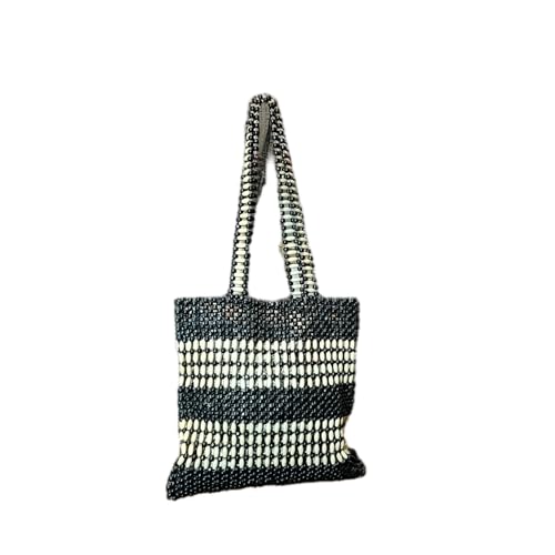 Sac fourre-tout en perles LA KASHA fait main, l'accessoire multicolore qui raconte une histoire