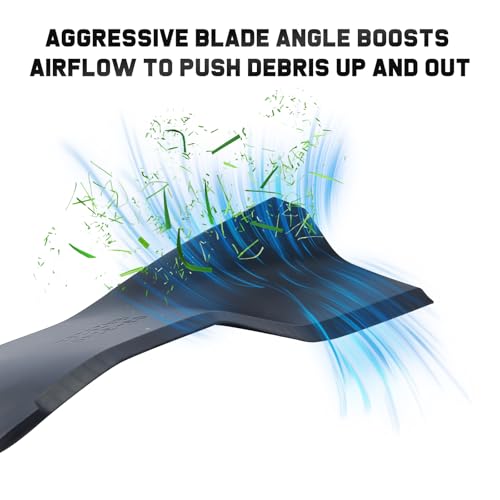 Grasscool LT1045 Mulching Blades Set for Cub Cadet LT1046 Toro LX460 LX465 Troy Bilt GTX2446 LTX2146 46\'\' Deck Riding Mower Lawn Tractor Replace for 942-04125 942-04124 942-0611 942-0612 942-0616