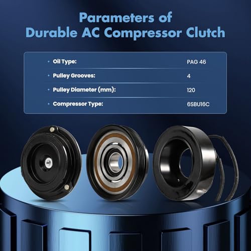 Image of ECCPP A /C Compressor Clutch Fit for Kia Spectra Spectra5 2.0L 2007-2009
