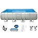 Produktbild Intex Pool 549x274x132 cm Schwimmbad Stahlwand Metallrahmen mit Intex Sandfilter 4.500 l/h, Leiter, Solarfolie