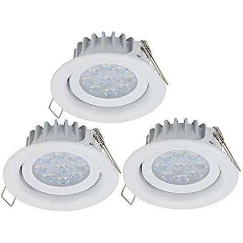 Lámpara BlueXP 3 Piezas 7W LED Foco Empotrable Cover