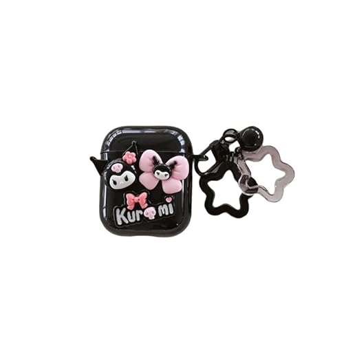 �N���~ �C���z���P�[�X AirPods�P�[�X�J�o�[ �G�A�|�b�c�{�b�N�X �y�� �L�Y�h�~ ���� �ی�J�o�[ ���� �L�[�z���_�[�t�� AirPods2/3��Pro2��Ή� Airpods�ɓK�p �w�b�h�z���ی�P�[�X �����h�~(�u���b�N,Airpods pr