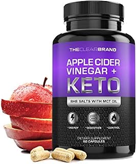 Keto Diet Pills + Apple Cider Vinegar (BHB Salts & MCT Oil)
