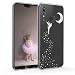 Produktbild kwmobile Huawei P20 Lite Hülle - Handyhülle für Huawei P20 Lite - Handy Case in Fee Glitzer Design Silber Transparent