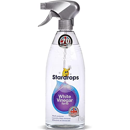 Stardrops White Vinegar Multi Surface Cleaner 750ml Spray {1,3 & 6 Bottles}. UKB (3 Bottles)