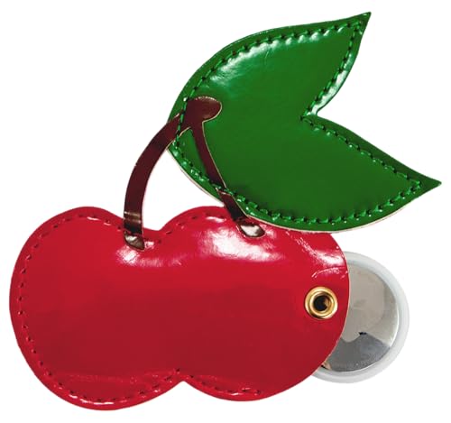 Image of Sonix Keychain Case Compatible with Apple AirTag | Protective AirTag Cover Keychain | Cherry
