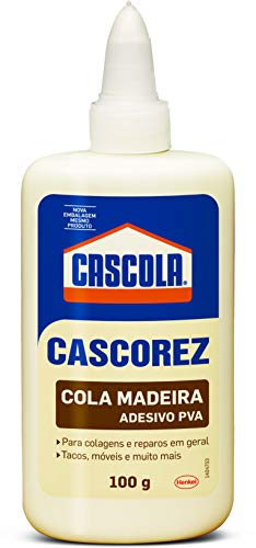 Cascola Cascorez Cola Madeira, Cola de madeira de Alta Resistência, Cola PVA Excelente Flexibilidade