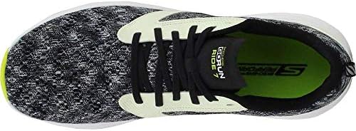 Skechers Women's GOrun Ride 7 Nite Owl High Visibility Shoe (6) White/Black | Image 5