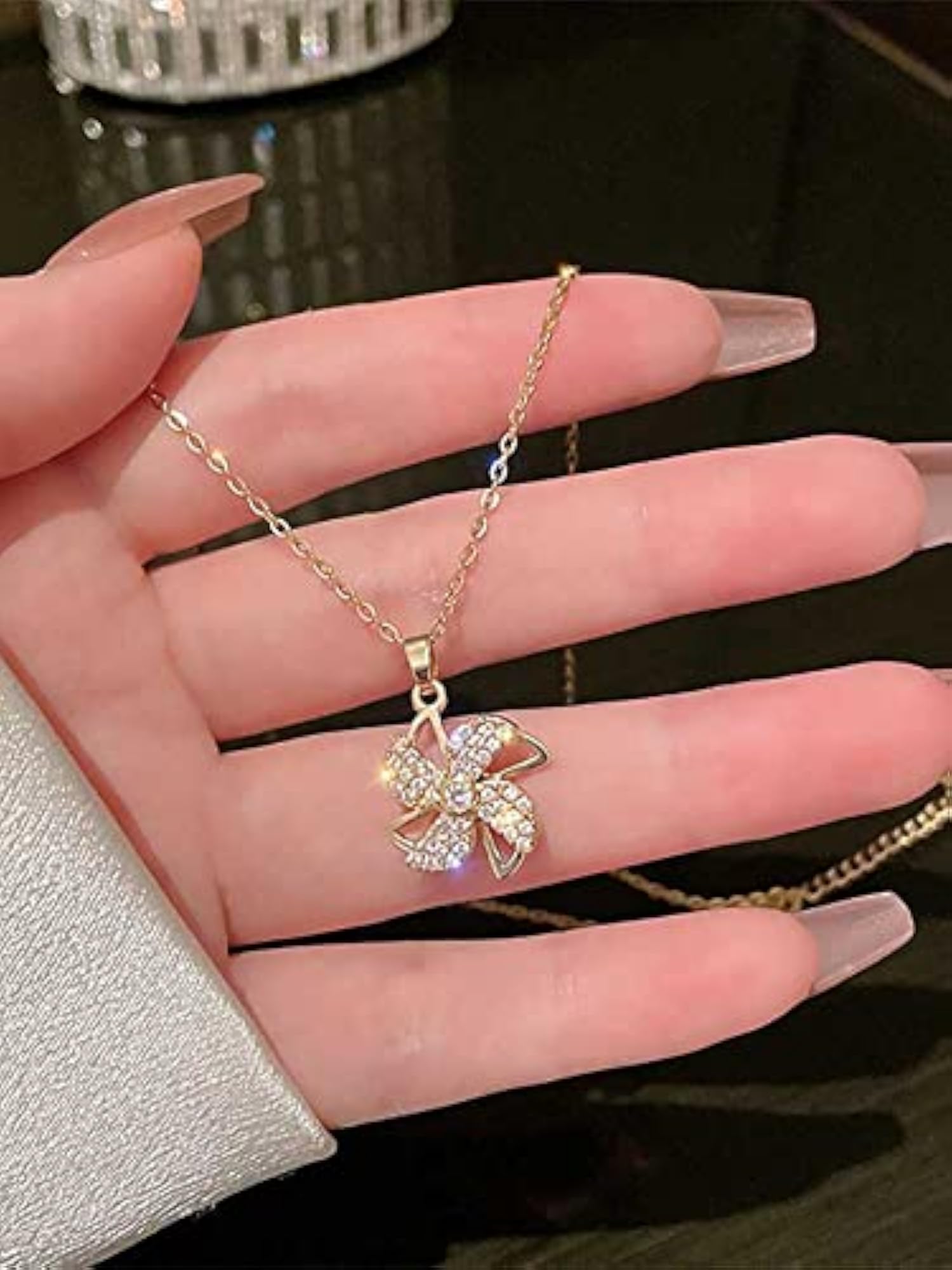 Bling Queen Jewelry Set with Zircon Stones