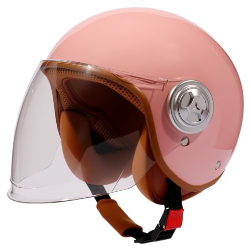 Retro Kids DOT Open-Face Helmet with Visor