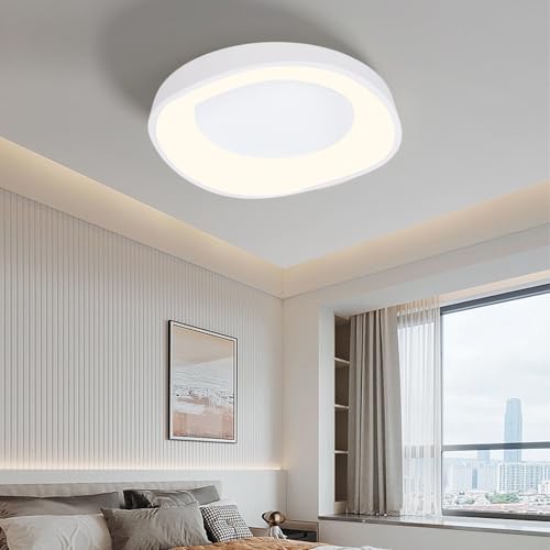 Plafonnier LED variable de 3000K à 6500K avec télécommande pour salon