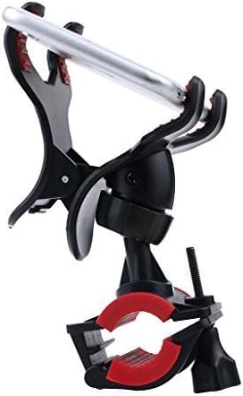 STOUCH Secure Grip Universal Smartphone Bike Mount Holder Cradle for iPhone 6, 5, 5S, 5C, 4, 4S; Samsung Galaxy S6, S5, S4; and other Smartphones up to 5.2