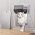 Cat Door for Wall, Small Pet Door, Heavy Duty Doggy Door, All Aluminum Frame, Double Magnetic Flaps, Energy Efficient, Telescoping Tunnel, Sliding Lock Panel, Easy to Install (Pets Up to 22 Lb)