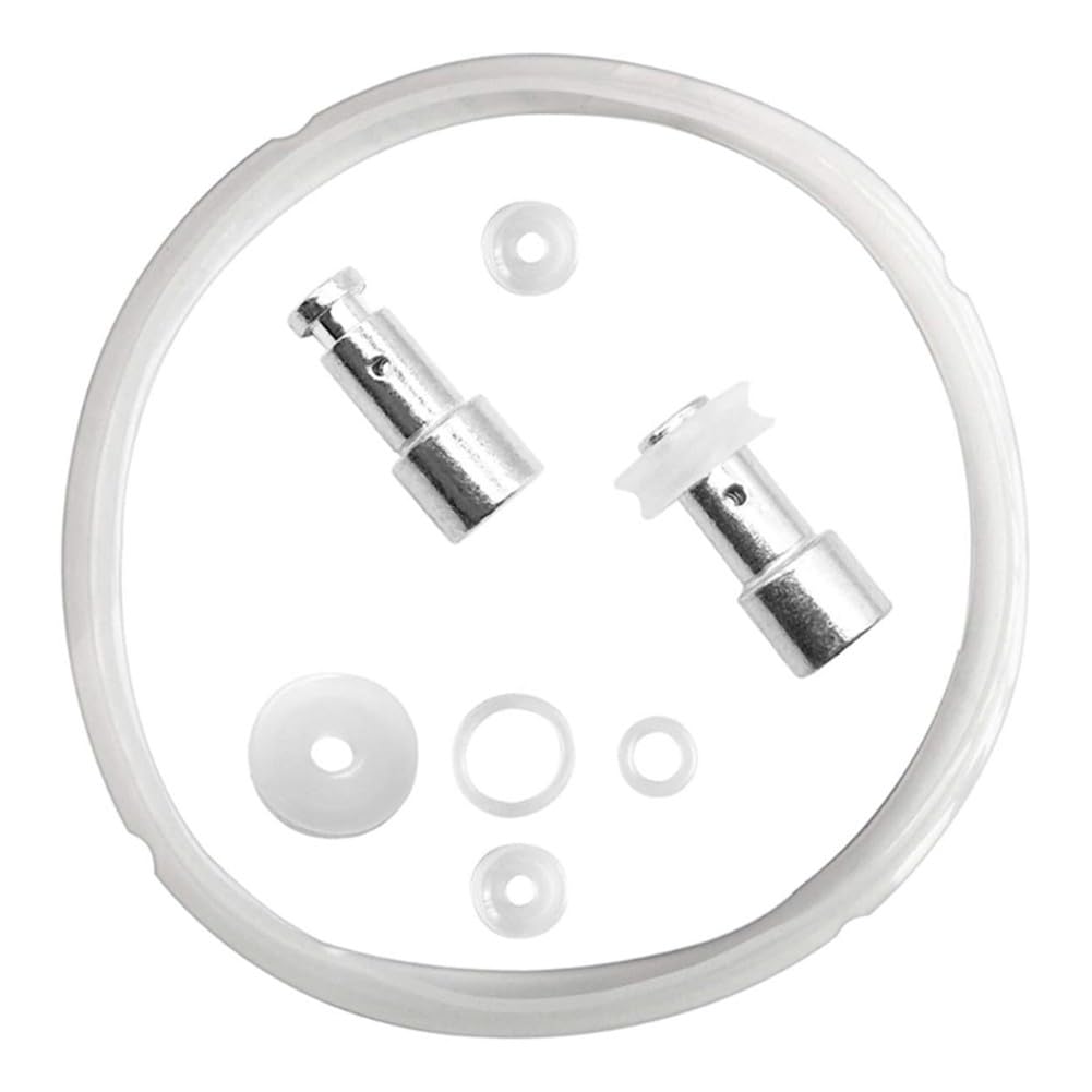 ZYWUOY Kit di guarnizioni in silicone trasparente e valvola galleggiante, guarnizione di ricambio per pentole a pressione da 5/6 litri, set di materiale