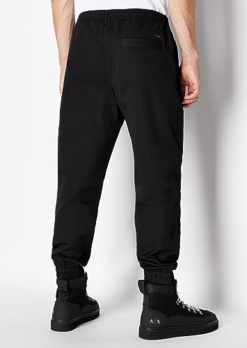Armani Exchange Men's Nylon Twill Ergonomic Drawstring Jogger3