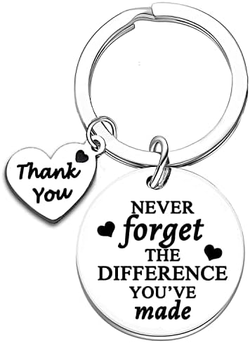 Thank You Gifts For Women Coworkers Friends Key Ring Colleague Keyring Gift Leaving Gift Going Away Farewell Good Bye Retirement Thank You Appreciation Birthday Christmas Gifts For Women Men Keychain