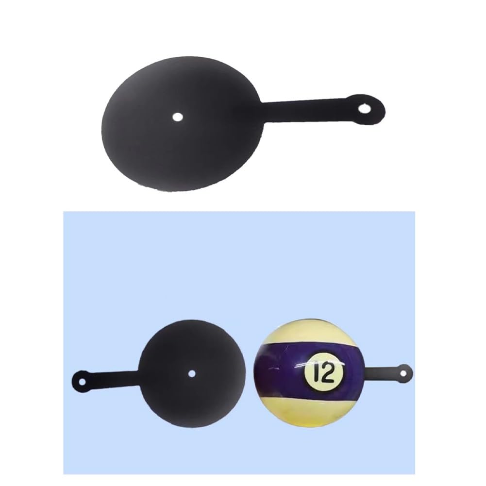 QOXEZY Pool Aim Training Aid – Set di 4 cuscinetti in plastica leggera per allenamento da biliardo