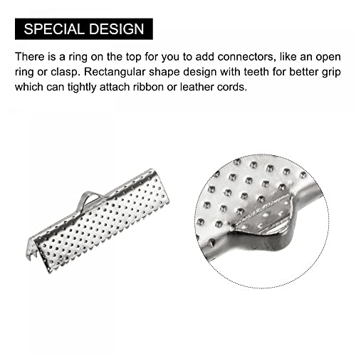 Fermoirs à sertir pour ruban 25 mm pour créer vos marque-pages et bijoux DIY