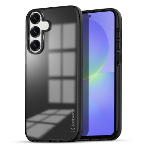 Image of KARWAN Back Cover|Samsung Galaxy S25 Back Cover |Polycarbonate Material| Full Camera Protection |Perfectly Fit| Case for Samsung Galaxy S25 - Black
