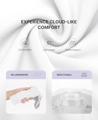 Image of SHAPELLX Post Surgery Bras Front Closure Compression Bra Surgical Wirefree Mastectomy Bra with Adjustable Straps
