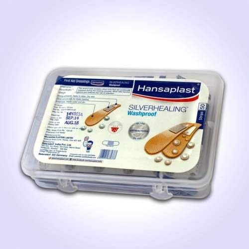 Hansaplast silverhealing washproff Bandage Pack of 50
