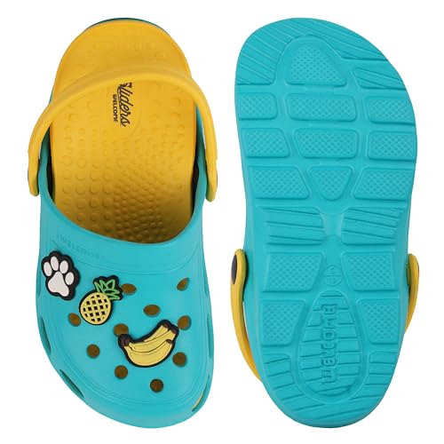 Image of Welcome Casual Slingback Clogs for Kids with Soft Sole | Slip-On Breathable, Lightweight | Comfortable & Durable | Stylish Indoor & Outdoor Sandals Clogs for Kids