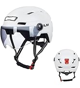 Amazon | ILM 自転車 ヘルメット 大人 LEDライト付属 夜間照明