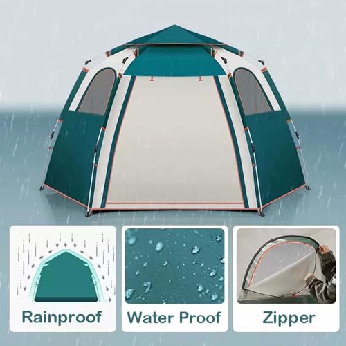 Carpa instantánea para camping 94x83x57 in para 5-8 personas miniatura 3
