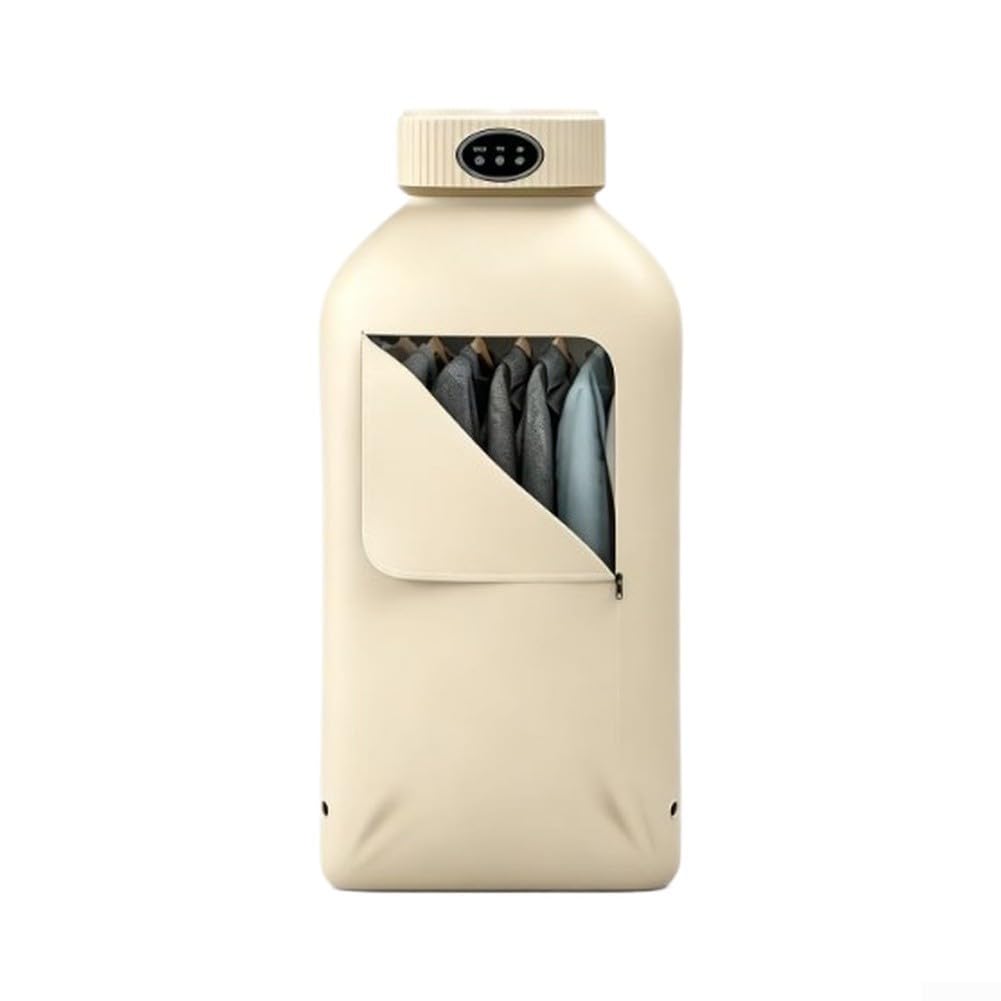 Secadora Portátil para ptc 600W Secado para rápido 20 Min Secadora(UK Khaki)