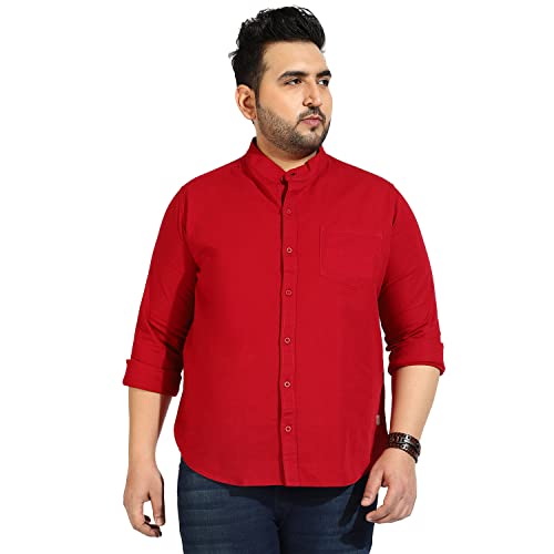 Image of CAHOOT Instafab Plus Men's Button Up Regular Fit Shirt for Casual Wear | Modern Clothing Shirt Crafted with Regular Sleeve, Comfort Fit & High-Performance for Everyday Wear