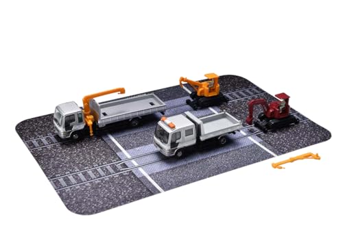 Track Vehicle Set F camion de chantier miniature pour décor Torakore