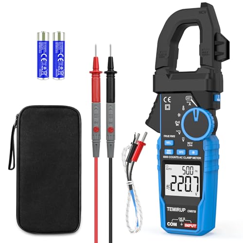 Digital Clamp Meter,Multimeter Tester,6000 Count,NCV,Amp Voltmeter