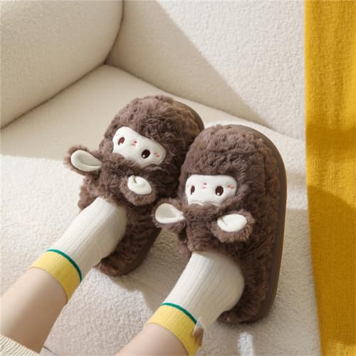 Cute Sheep Slipper Men's and Women's Cotton Slippers Animal Slippers Soft Home Slippers Adult Warm Slippers…2