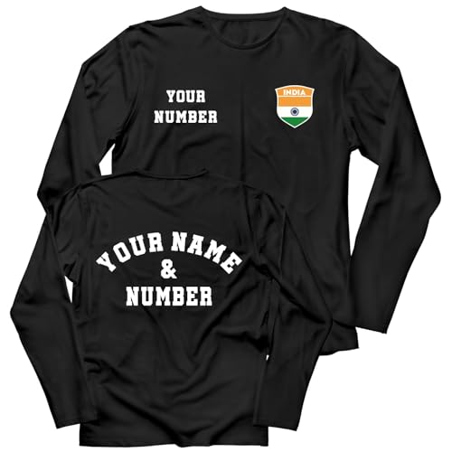 Maillot de foot Inde personnalisé manches longues pour homme