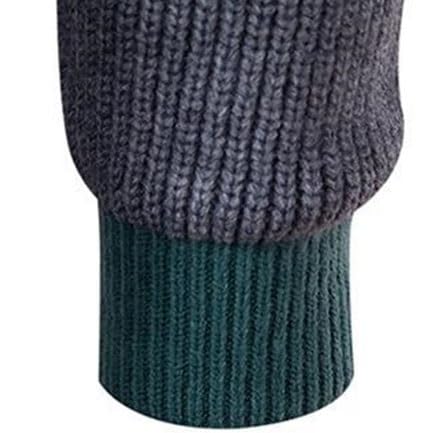 Winter Men's Knitwear Fashion Spell Color Korean Version of The Half-Turtleneck Sweater Bottom Sweater4