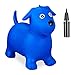 Relaxdays Cagnolino con Pompa ad Aria, Fino a 80 kg, Senza BPA, per Bambini, Colore: Blu, 10030899_45