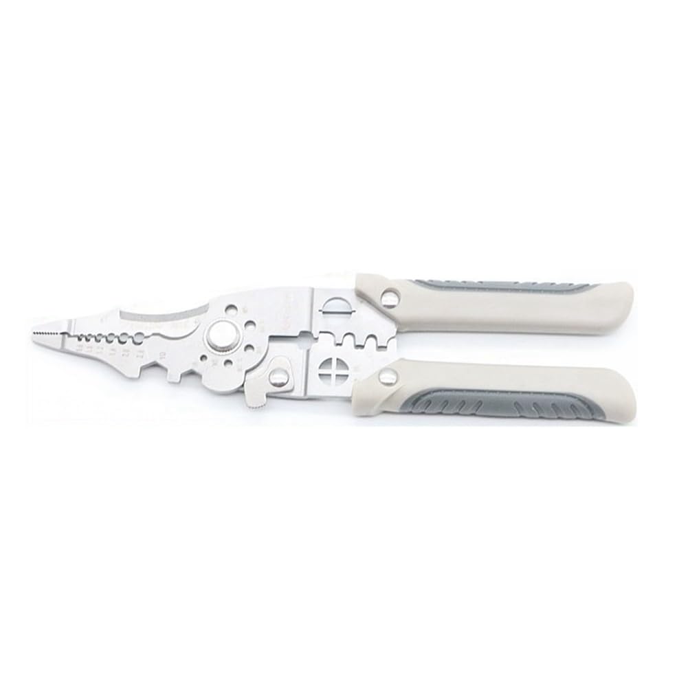 Littimoon Multifunctional Wire Stripper Crimper Cable Cutter Pliers, Multifunctional Wire Stripper Crimper Cable Cutter Plier