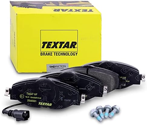Disc Brake Pad Textar 2568301 Audi A3 2015 Quattro Volkswagen e-Golf Golf GTI