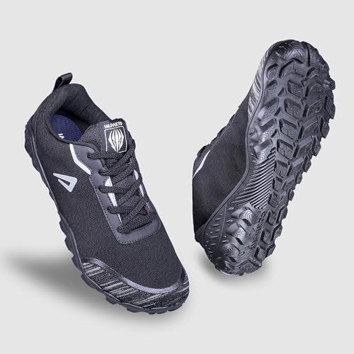 Image of Impakto Men's Barefoot Earthen Shoes | Wide Toe Box | Lightweight Shoes for Trainning, Running on Soft Ground & Workout | Minimalist Zero-Drop for Natural Movement | Anti-Skid & Flexible Rubber Sole