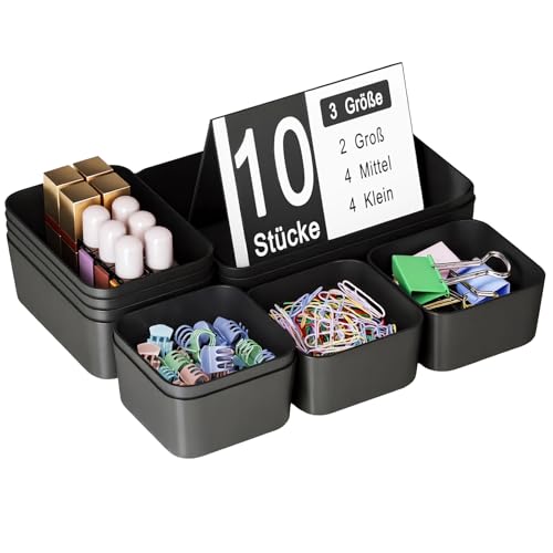 Homhut Organizador Cajones, Antideslizante, 10 Piezas 3...