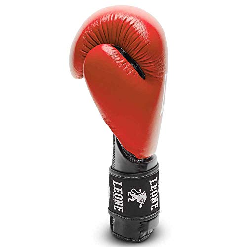 LEONE 1947 Guantes de Boxeo Ambassador, Rojos, 10 oz, GN207 - imagen 4