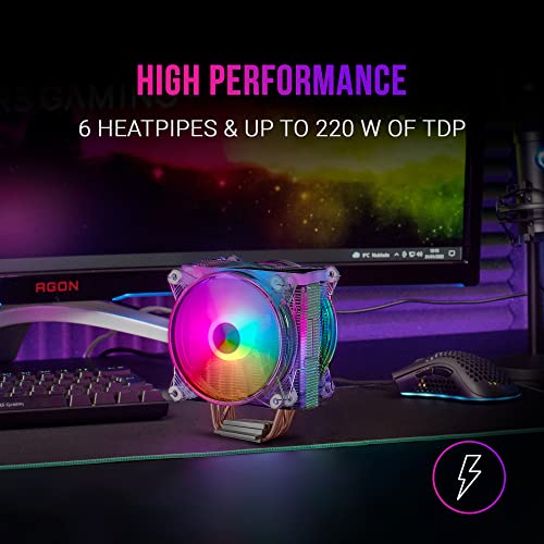 Reduce la temperatura de tu procesador Intel o AMD usando el disipador CPU Mars Gaming MCPU66 5