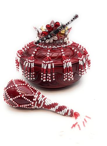 WORLDMARTSHOPPING WMS Batea de shango de Madera Santeria Religion ifa Chango