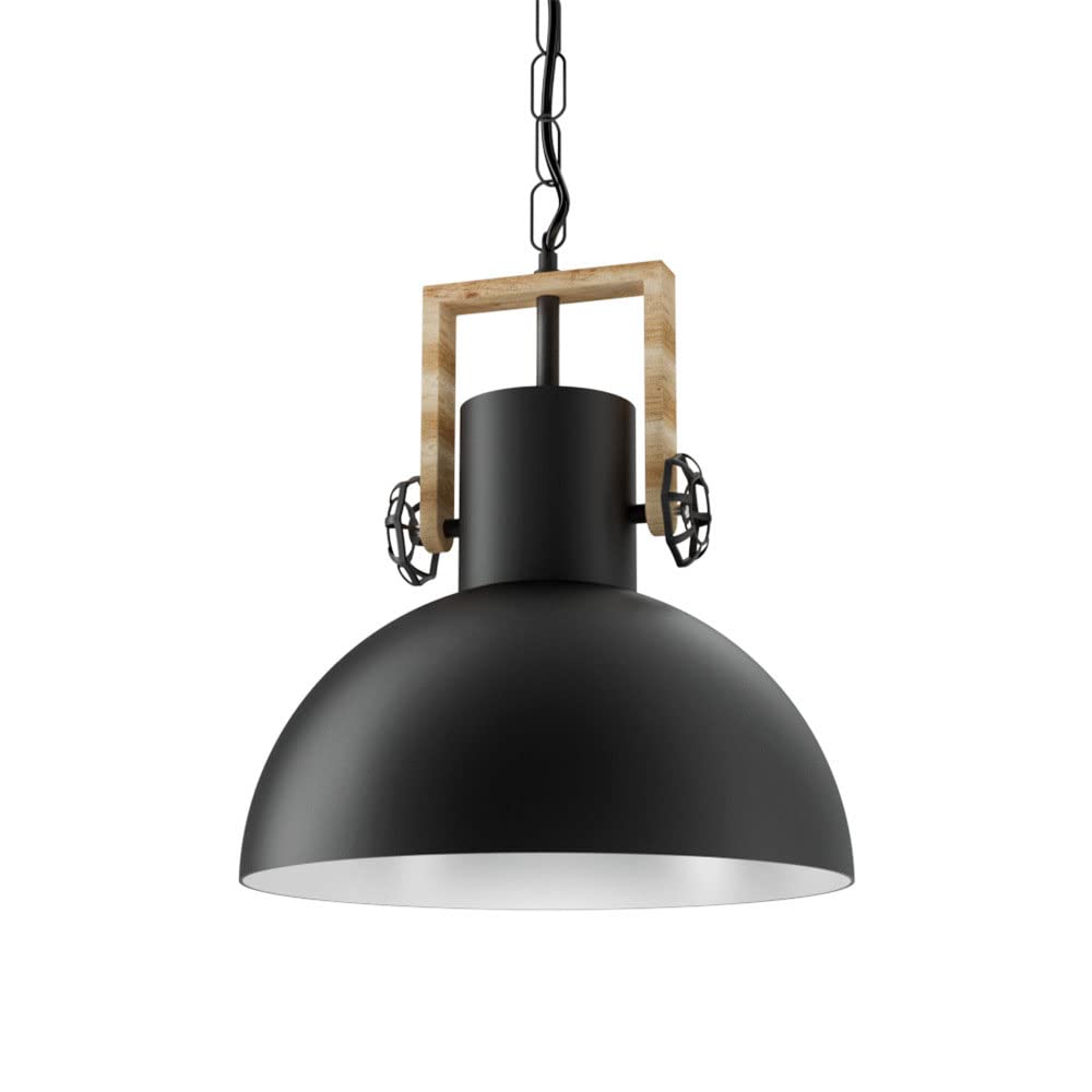 Lampe suspendues vintage en métal noir luminaire industriel E26