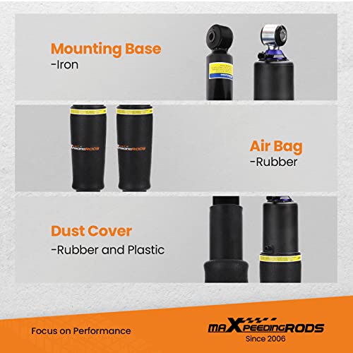 image for maXpeedingrods 2PCS Rear Air Shocks Suspension Struts for Cadillac Esc
