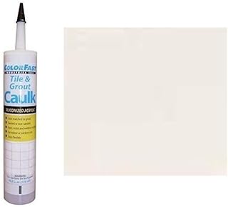 Color Fast Caulk Matched to Custom Building Products (Bright White Unsanded)