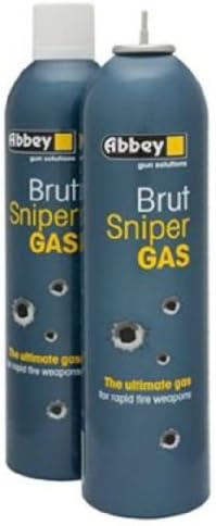 Henge Ltd ABBEY BRUT SNIPER GAS 750ML/300 GMS BOTTLE/CAN - AIRSOFT GREEN GAS 155