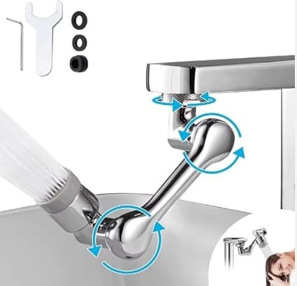 1080 degree Dual Mode Swivel Faucet Aerator